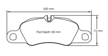 Pagid Racing Brake Pads No. 8074 (Front)